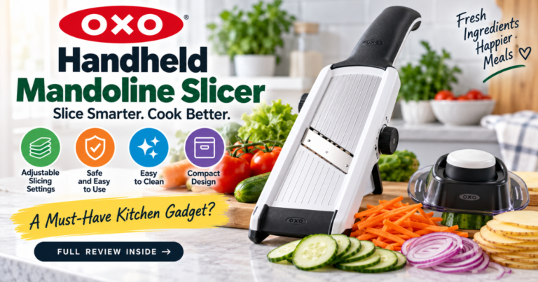 OXO Handheld Mandoline Slicer Review: Is It Worth Buying?